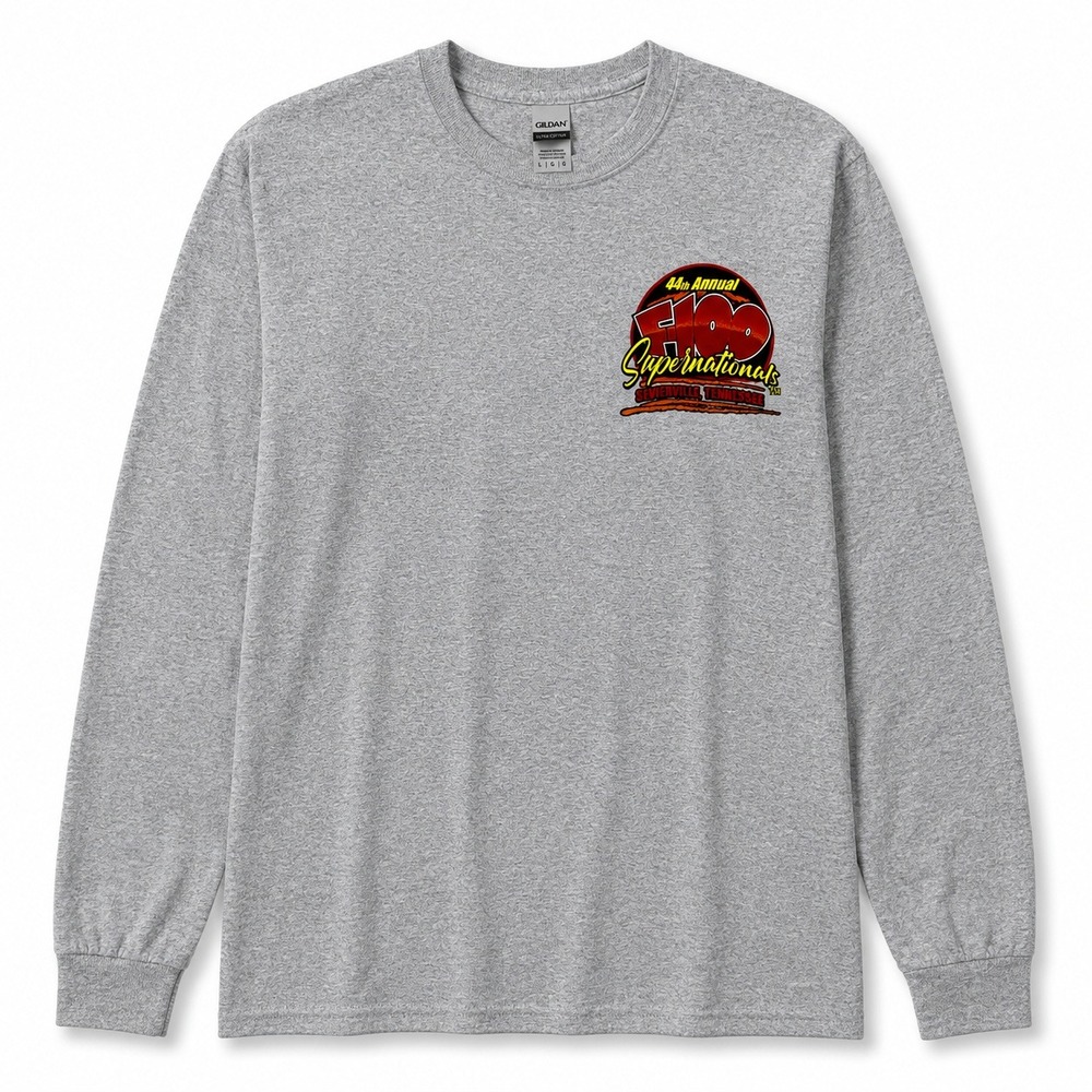 F100 Supernationals 2022 Long Sleeve T-Shirt Men's Large Sevierville TN Ford